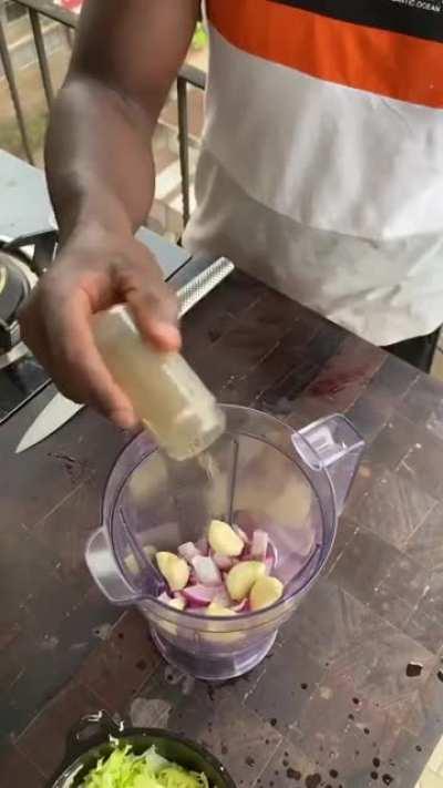 the way he says done after every prepping