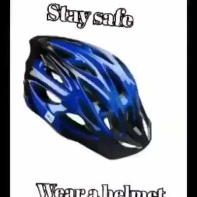 always make sure to wear your helmet 👍👍👍