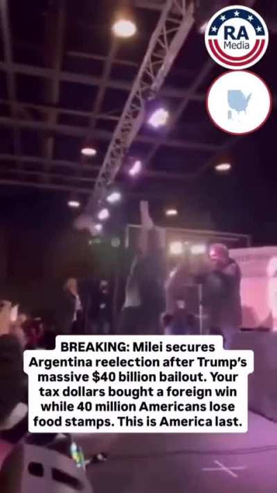 $40 billion for Argentina, while millions in the U.S. will face hunger next week when SNAP benefits run out amid the MAGA shutdown.