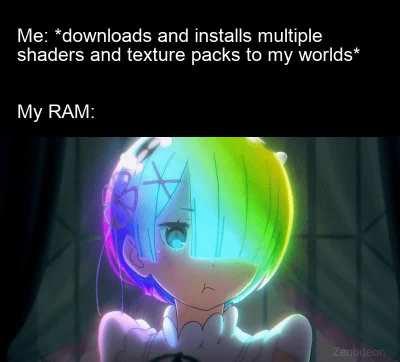 RAM: Don't blame me if you start lagging