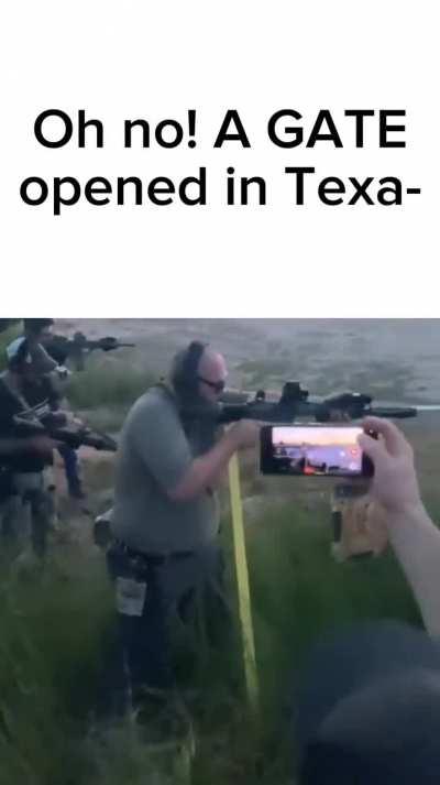 A rifle behind every blade of grass