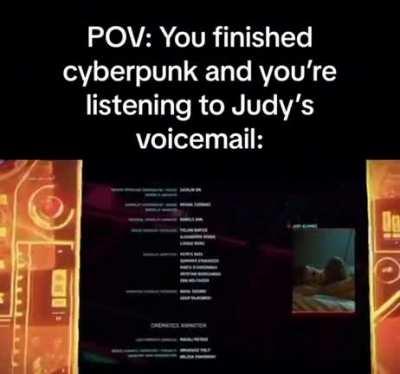 no happy endings in night city