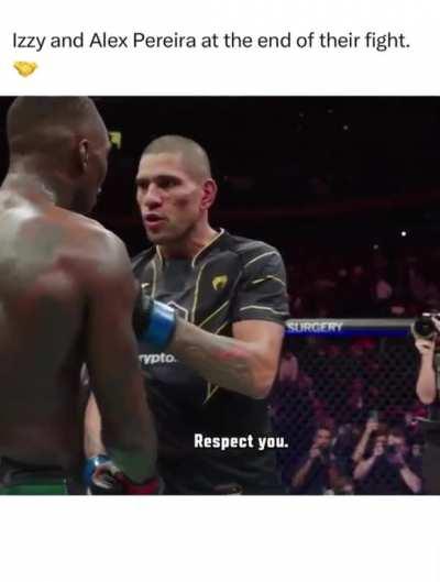 At the end of their previous fight.