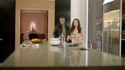 Sophie rundle walking around the house