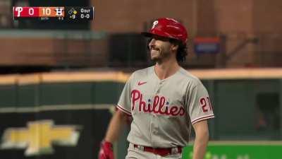 [Highlight] Garrett Stubbs breaks the Astros no-no bid with a leadoff base hit in the 9th!