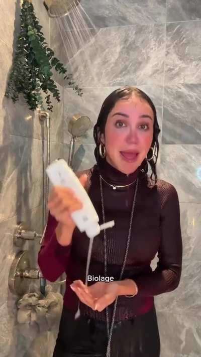 All Wet in the Shower for Biolage