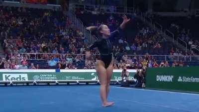 Katelyn Ohashi showing off that flexibility