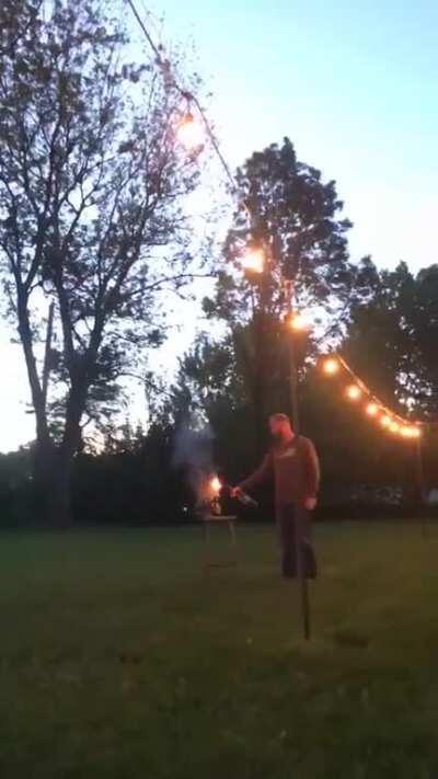 Fireworks gone wrong