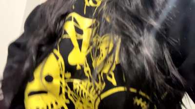 Post gym titty reveal 