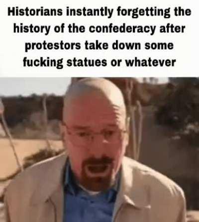 🤯😭“NOOO!!! IF WE TAKE DOWN STATUES WE’LL FORGET HISTORY!!!” 🤬😤