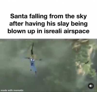 santa no fun in israel 😵