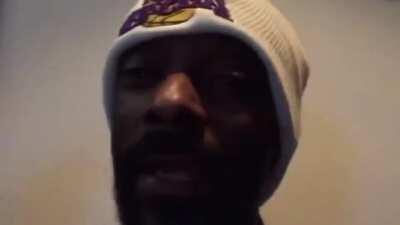 Snoop talks to 69 and tells him to keep his name out of his mouth.