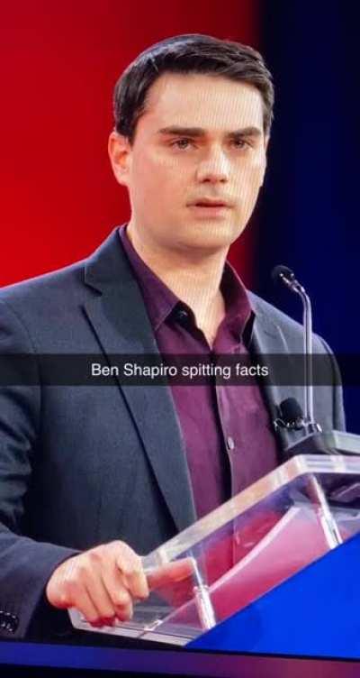 Ben Shapiro finally admits what we’ve suspected all along.