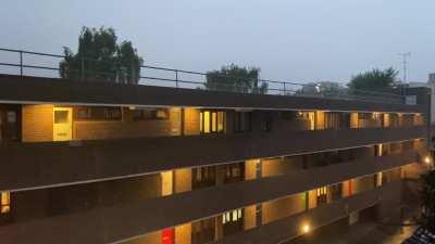 Summer thunderstorm over North London