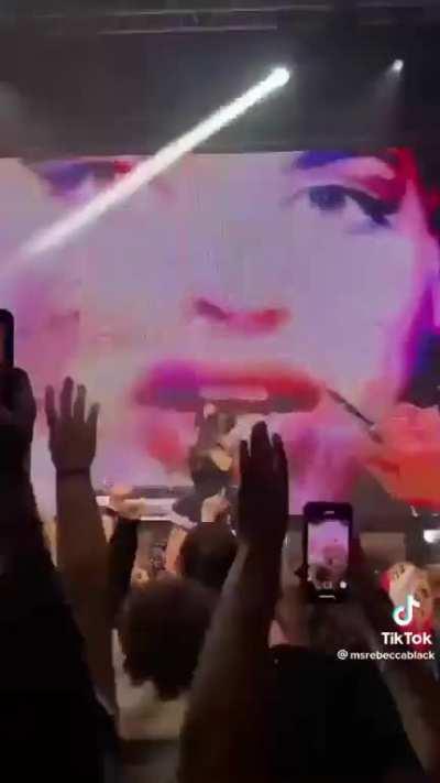 Rebecca Black of Friday infamy performs an encore