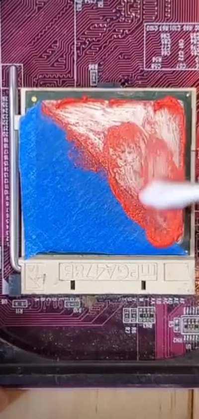 Pretty sure polishing your CPU is a bad idea