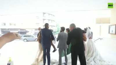 Beirut blast hits church during wedding