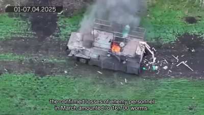 Magyar explains the work of the 414th brigade in the first week of April