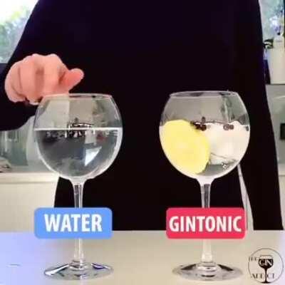 The sound that gin tonic makes is just amazing