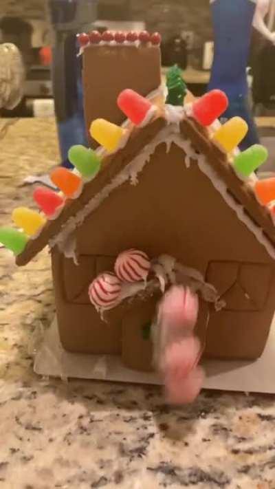 My wife trying to make a cute video