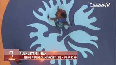 Made a Greco Roman wrestling highlight for some testosterone boast