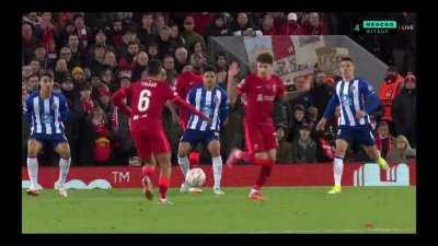 Thiago's Insane Champion’s League Goal Shot Trajectory