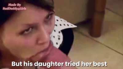 Daughter lessons: always try your best at everything you do for Daddy