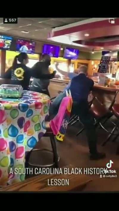 Grandpa got a 10-point-slap combo Black History lesson for calling Black man the N word.