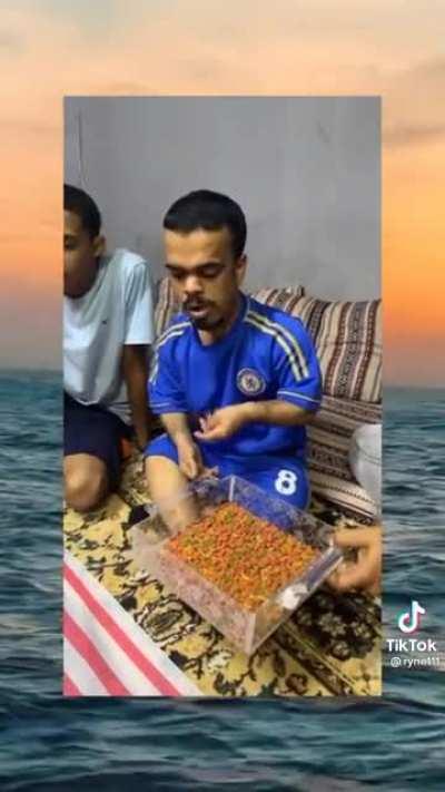 It's a prank: 😂😂 The Prank: 💀💀