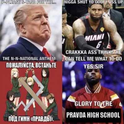 GLORY TO MINI-STALIN AND PRAVDA