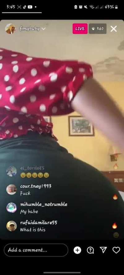 Caught another short live this time with spanking