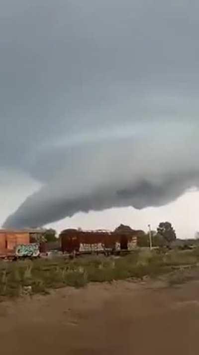 Apareció una nube misteriosa en Mendoza