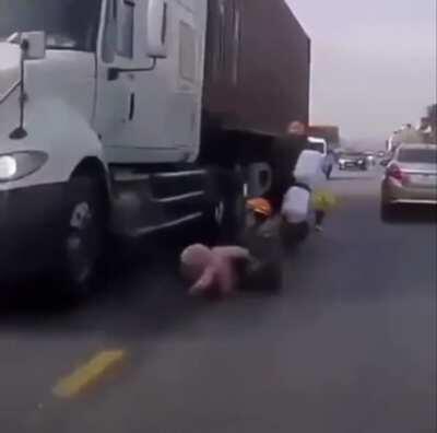 Dude is really lucky