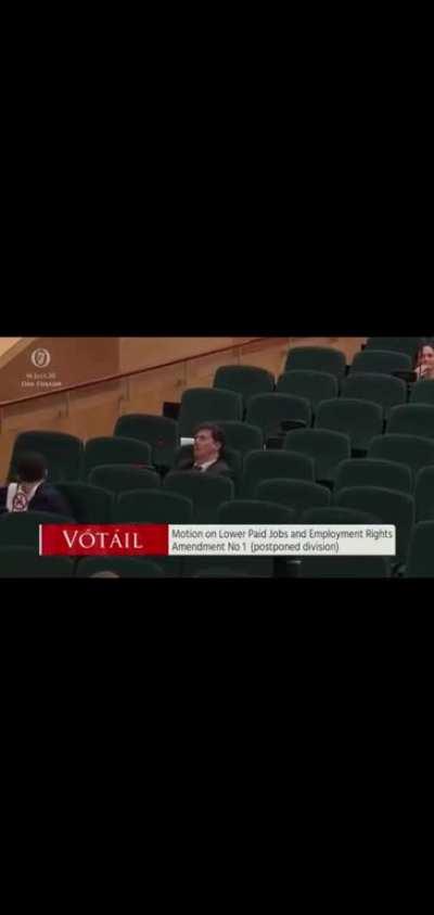 Eamonn must of been out with Mattie last night