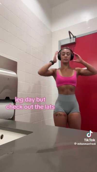 She looks so good from the front too