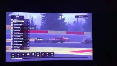 Mazepin AI overtaking like a god