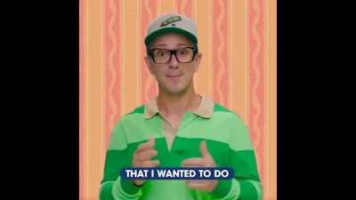 Blues Clues man is disappointed