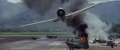 Failed stunt ended up making it to the final cut of the movie