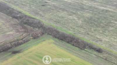 Russian FPV drones destroyed Ukrainian 2S1 Gvozdika