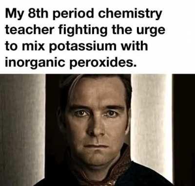 Ask him about meth one more time.