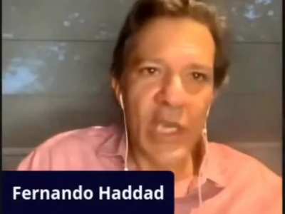 Haddad eu não era familiar com esse seu jogo!