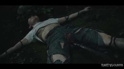 Sexy Japanese babe lost in the forest 