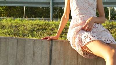 Flashing Pussy In The City