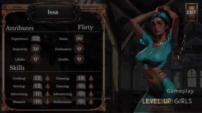 Manage an inn and corrupt the girls - [Game: Dancing Inn](Falconetti Games)