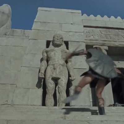 Playing catch with a spear