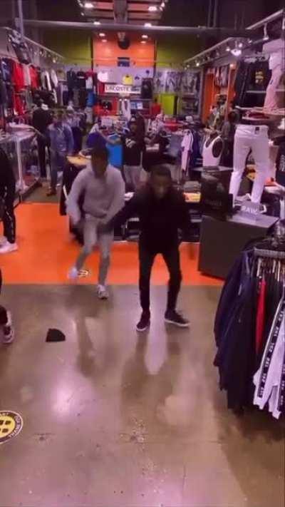 BIG NOSE bruce and his perk demon after his daily dose of perks