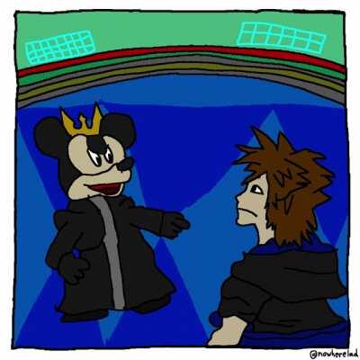 [OC] King Mickey has some words for Sora
