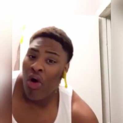 Trying to smash an egg with your arm