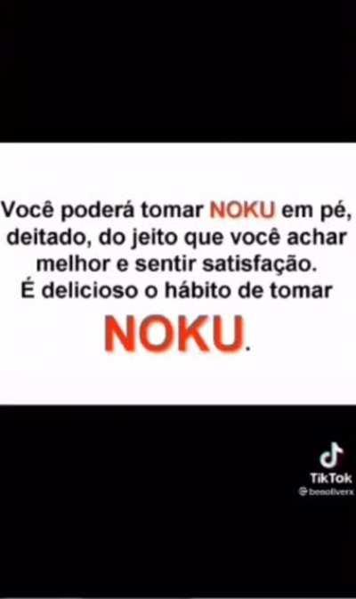 QUER UMA CERVEJA? , venha tomar NOKU