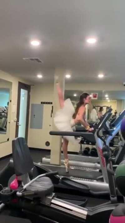GirlsInAGif. Ballerina Workout